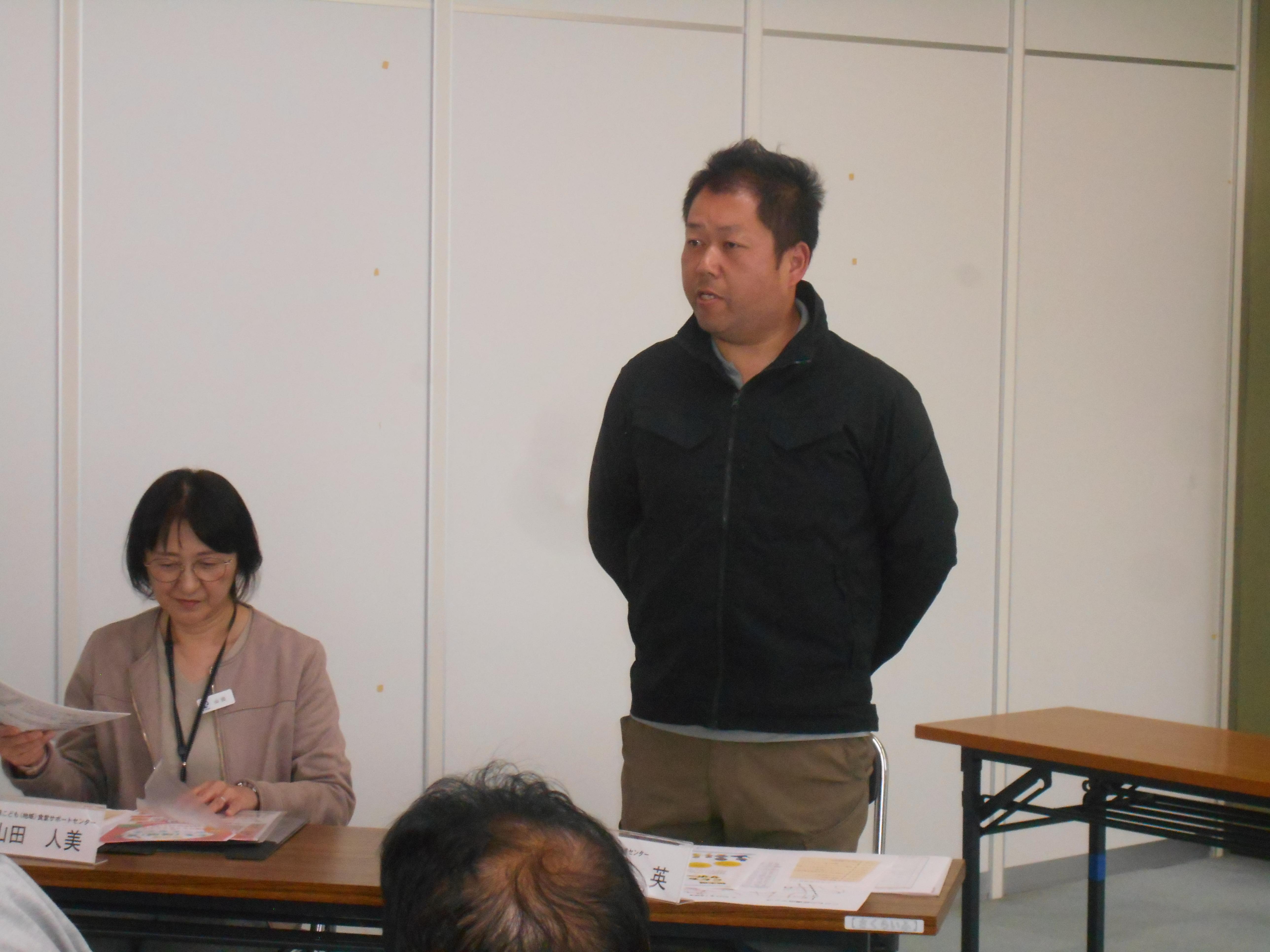 喜連川社会復帰促進センター・荒井様より同センターの取り組み、食材寄付について説明